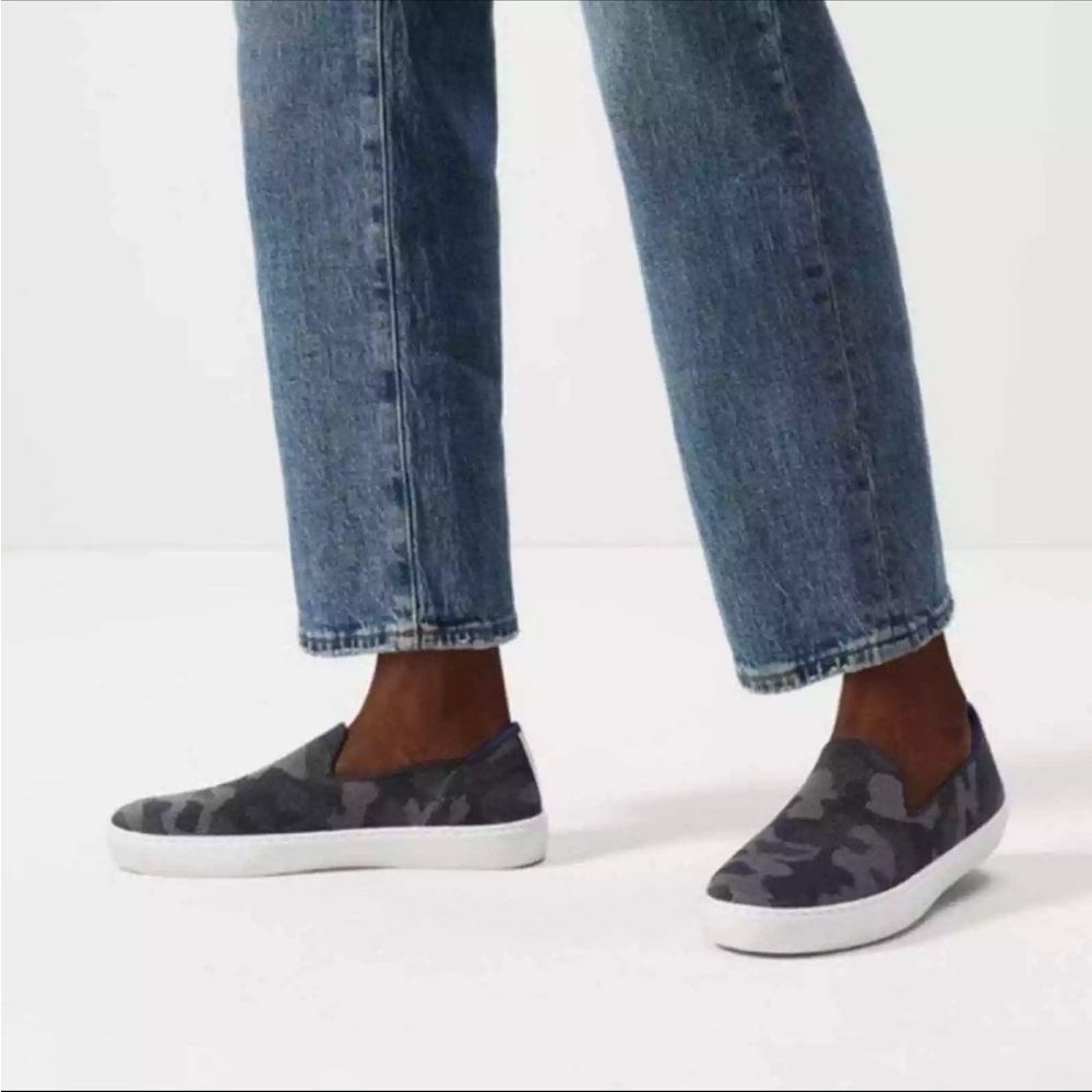 Rothy’s Gray Camo Slip-On Shoes Sneakers - Picture 2 of 6